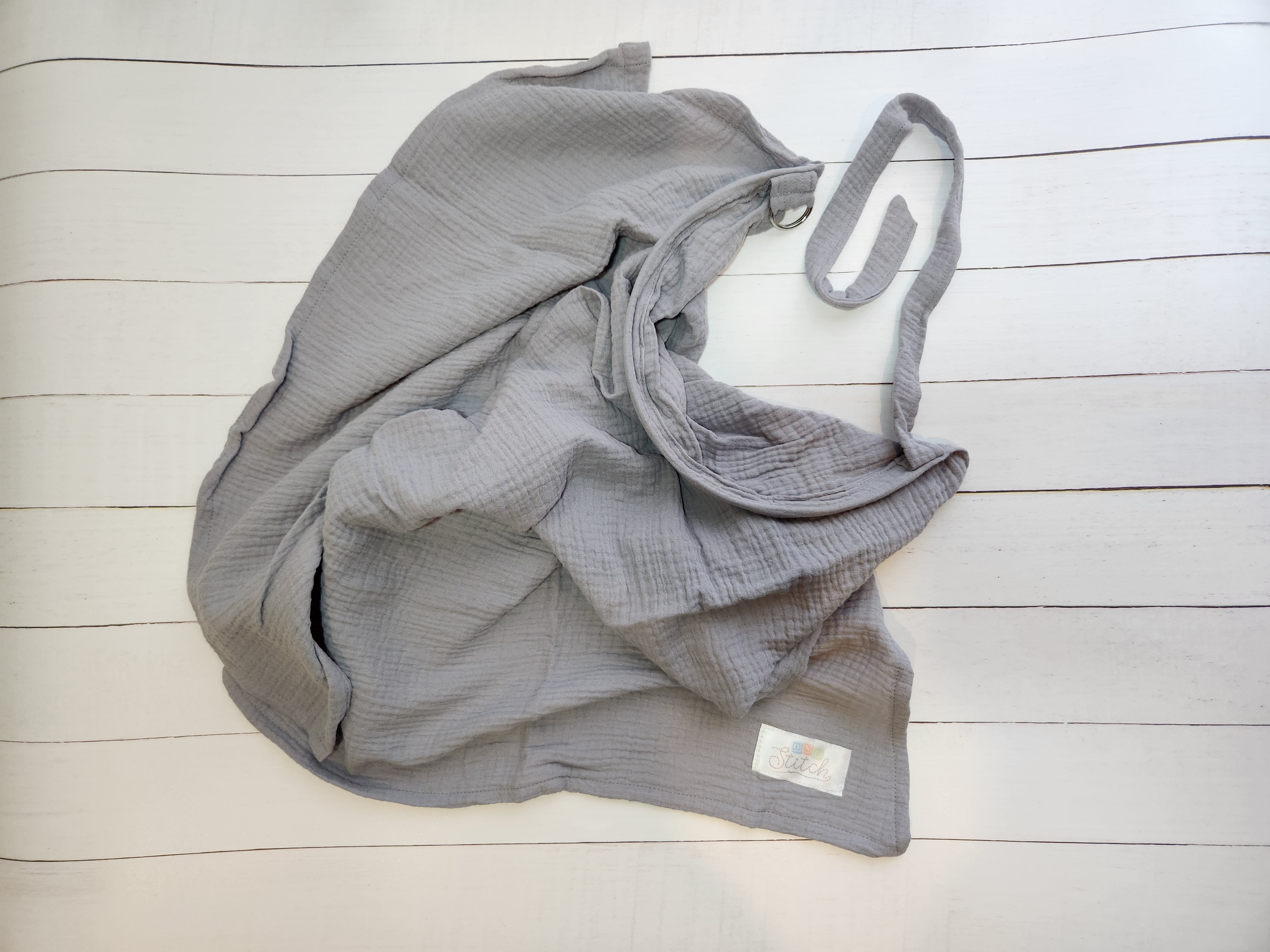 Double Cloth - Grey Nursing Cover